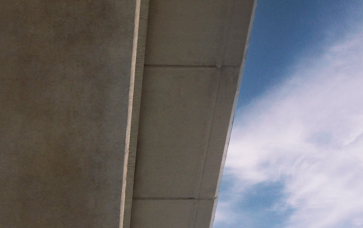  StayPanel™ forms installed and part of the bridge structure as seen from below deck at LaGuardia Airport Terminal B overpass